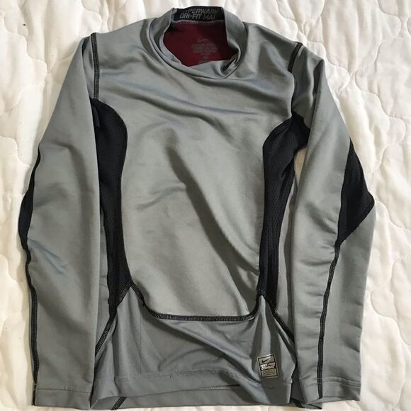 Nike pro dri-fit pro-combat long sleeve turtleneck - Picture 1 of 2